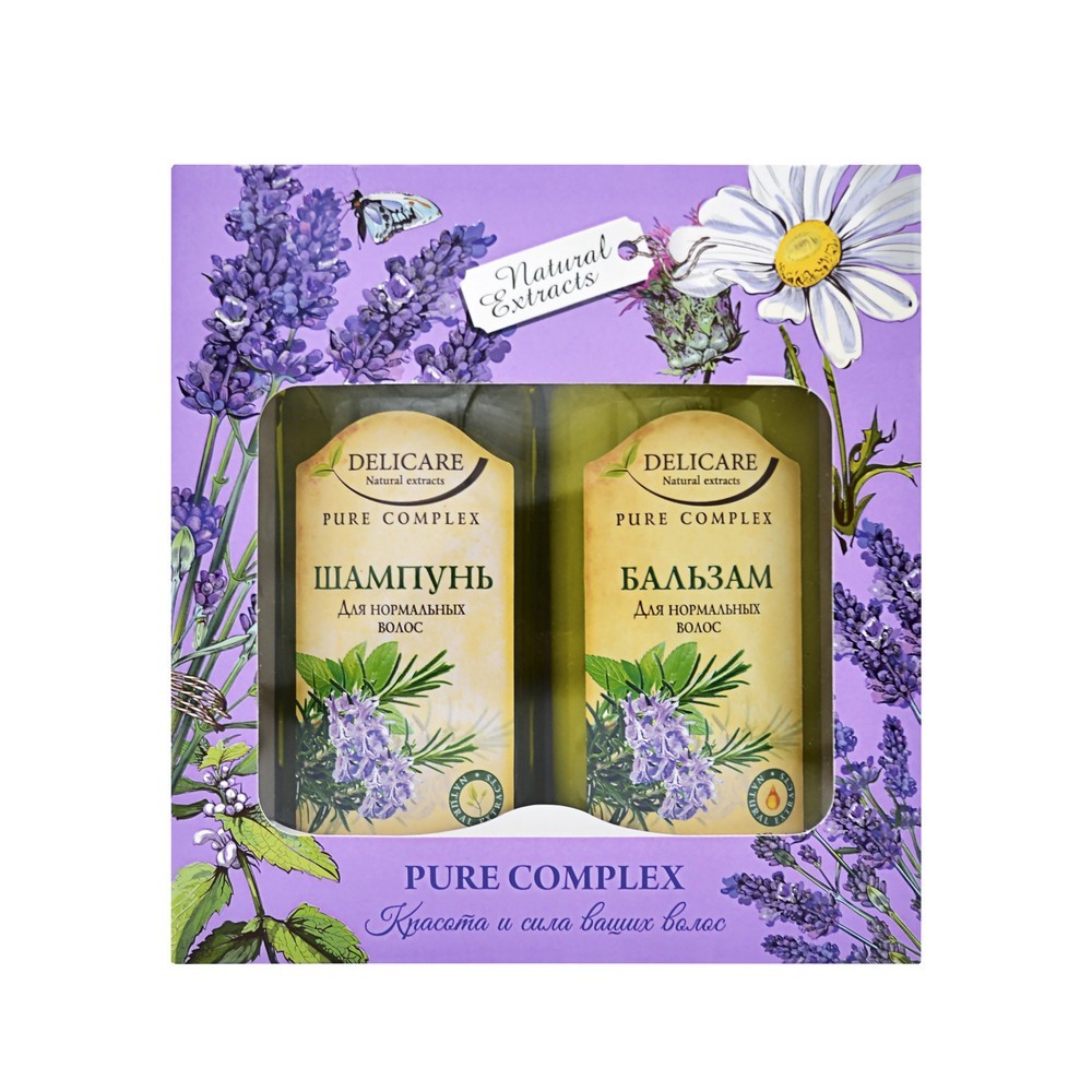 Подарочный набор для женщин Delicare Natural Extracts ( шампунь 250мл + бальзам 250мл )
Подарочный набор для женщин Delicare Natural Extracts ( шампунь 250мл + бальзам 250мл )
