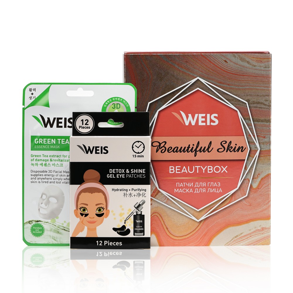Женский набор WEIS ( гелевые патчи для области вокруг глаз с эффектом сияния и детокса 12шт + маска для лица " Green Tea " с экстрактом зеленого чая 23г )
Женский набор WEIS ( гелевые патчи для области вокруг глаз с эффектом сияния и детокса 12шт + маска для лица " Green Tea " с экстрактом зеленого чая 23г )