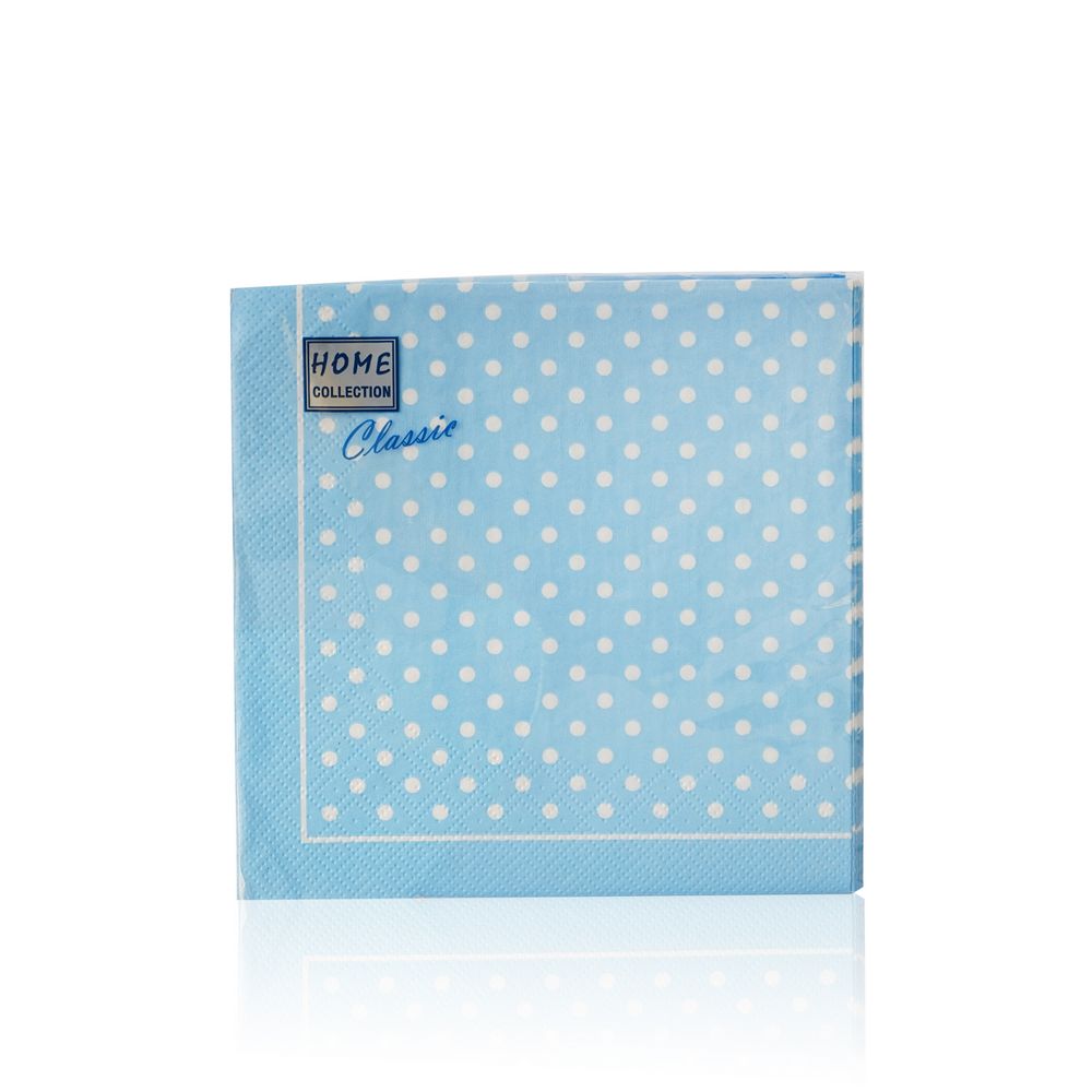 Бумажные салфетки Home collection Classic " Голубая скатерть в горошек " , 3х-слойные , 33*33см , 20шт
Бумажные салфетки Home collection Classic " Голубая скатерть в горошек " , 3х-слойные , 33*33см , 20шт