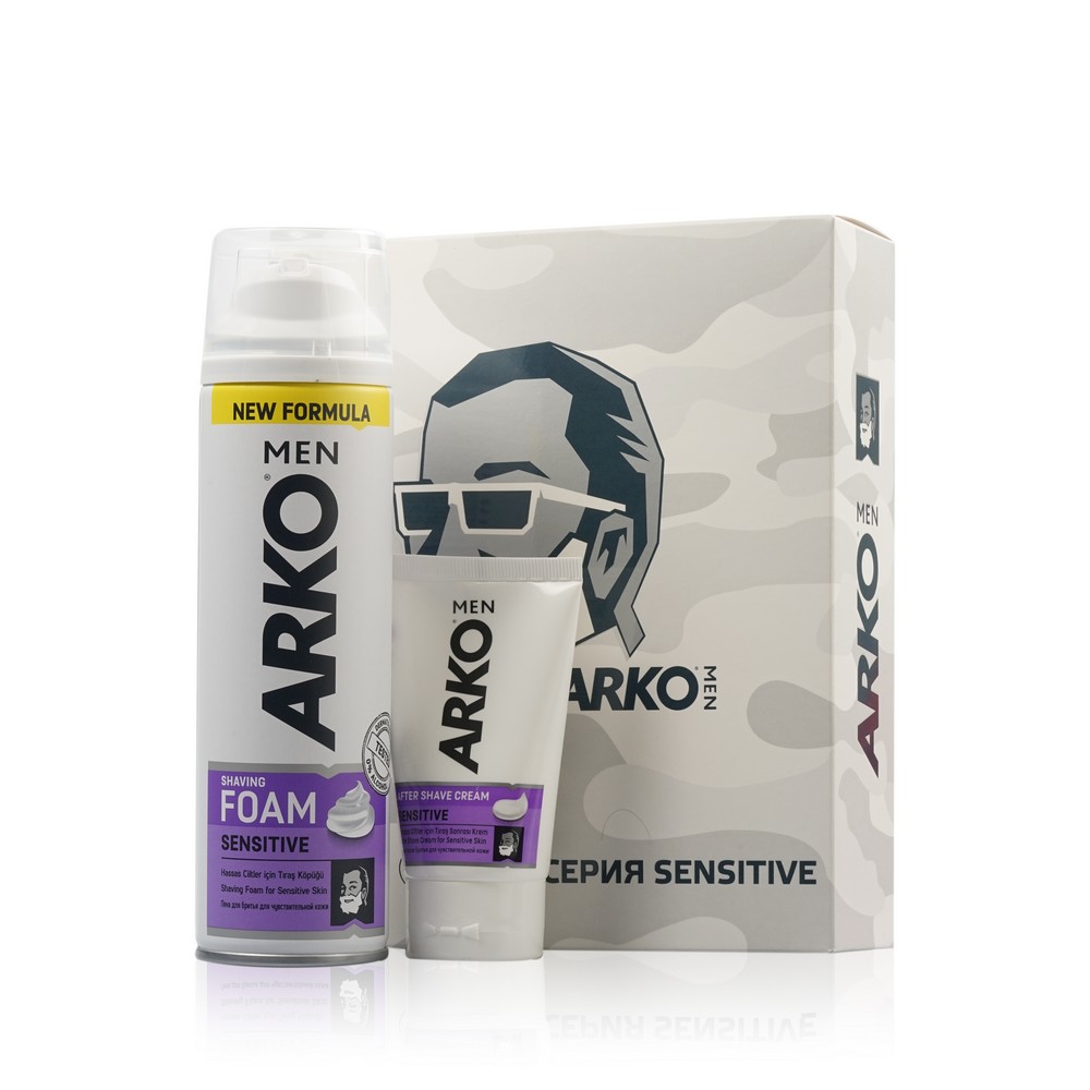 Мужской Подарочный набор Arko Sensitive ( пена для бритья 200мл + крем после бритья 50мл )
Мужской Подарочный набор Arko Sensitive ( пена для бритья 200мл + крем после бритья 50мл )