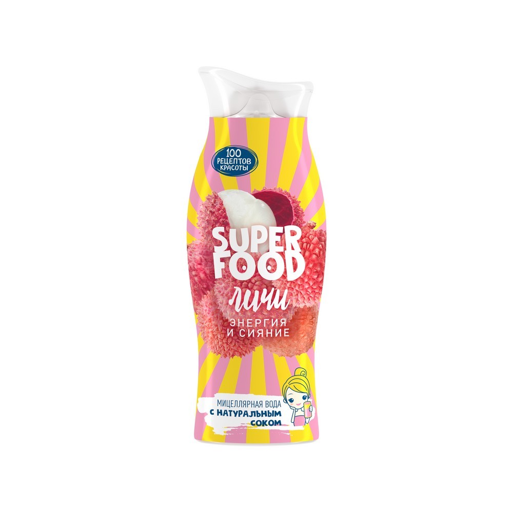 Мицеллярная вода для лица Сто Рецептов Красоты Superfood " Личи " энергия и сияние 100мл
Мицеллярная вода для лица Сто Рецептов Красоты Superfood " Личи " энергия и сияние 100мл