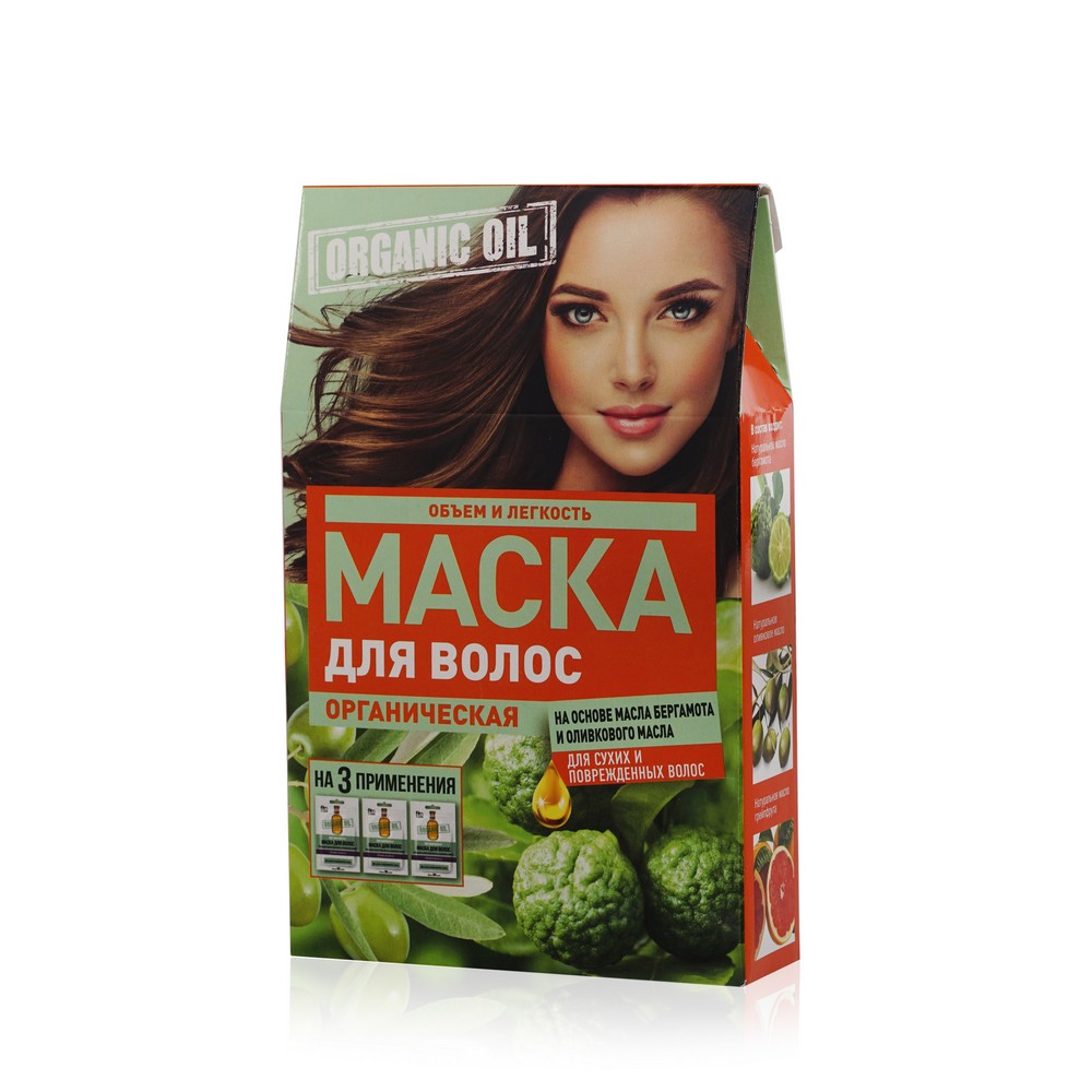 Маска для волос ФИТОкосметик ORGANIC OIL " объем и Легкость " Органическая 30мл
Маска для волос ФИТОкосметик ORGANIC OIL " объем и Легкость " Органическая 30мл