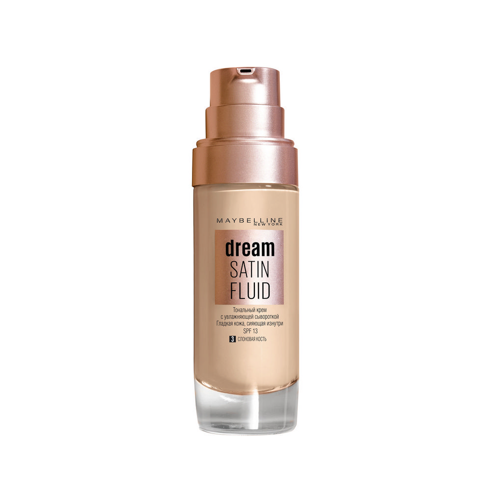 Тональный крем Maybelline New York Dream Satin Fluid для лица 003 Слоновая кость 30мл
Тональный крем Maybelline New York Dream Satin Fluid для лица 003 Слоновая кость 30мл