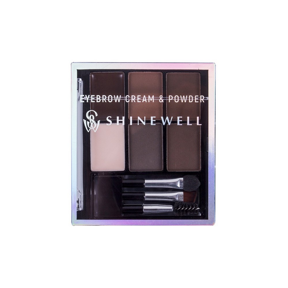 Универсальный набор теней для стилизации бровей Shinewell Brow Secret 2/1 7,23г
Универсальный набор теней для стилизации бровей Shinewell Brow Secret 2/1 7,23г