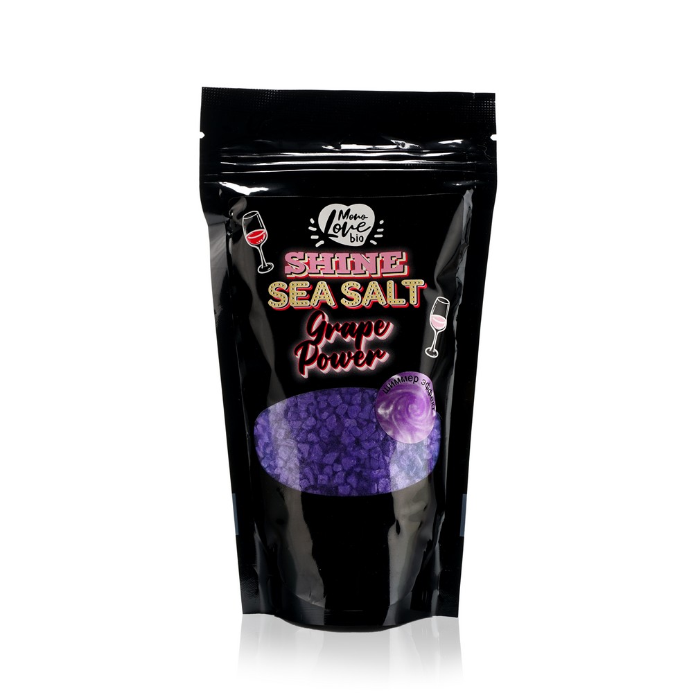 Морская соль - шиммер для ванны MonoLove Bio " Grape Power " с ароматом винограда 250г
Морская соль - шиммер для ванны MonoLove Bio " Grape Power " с ароматом винограда 250г