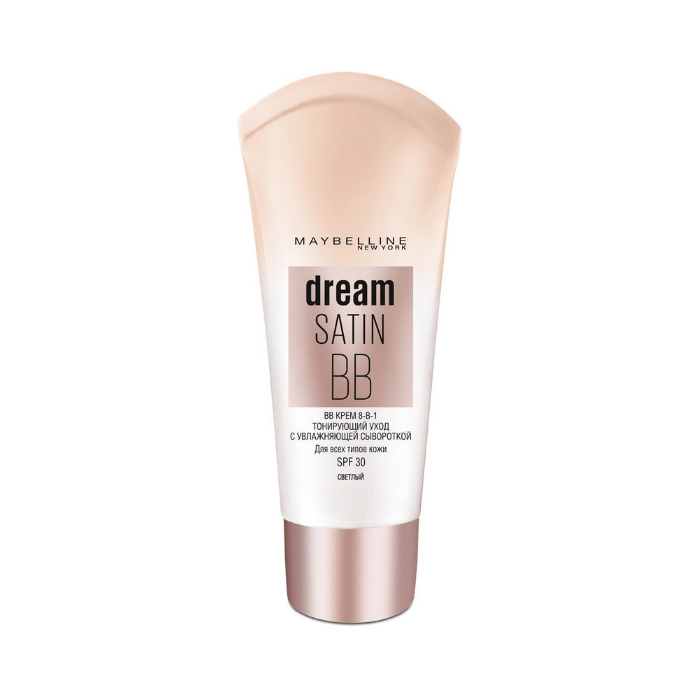 BB крем Maybelline New York Dream Satin BB" Мгновенное сияние " 8 в 1 для лица Светлый 30мл
BB крем Maybelline New York Dream Satin BB" Мгновенное сияние " 8 в 1 для лица Светлый 30мл