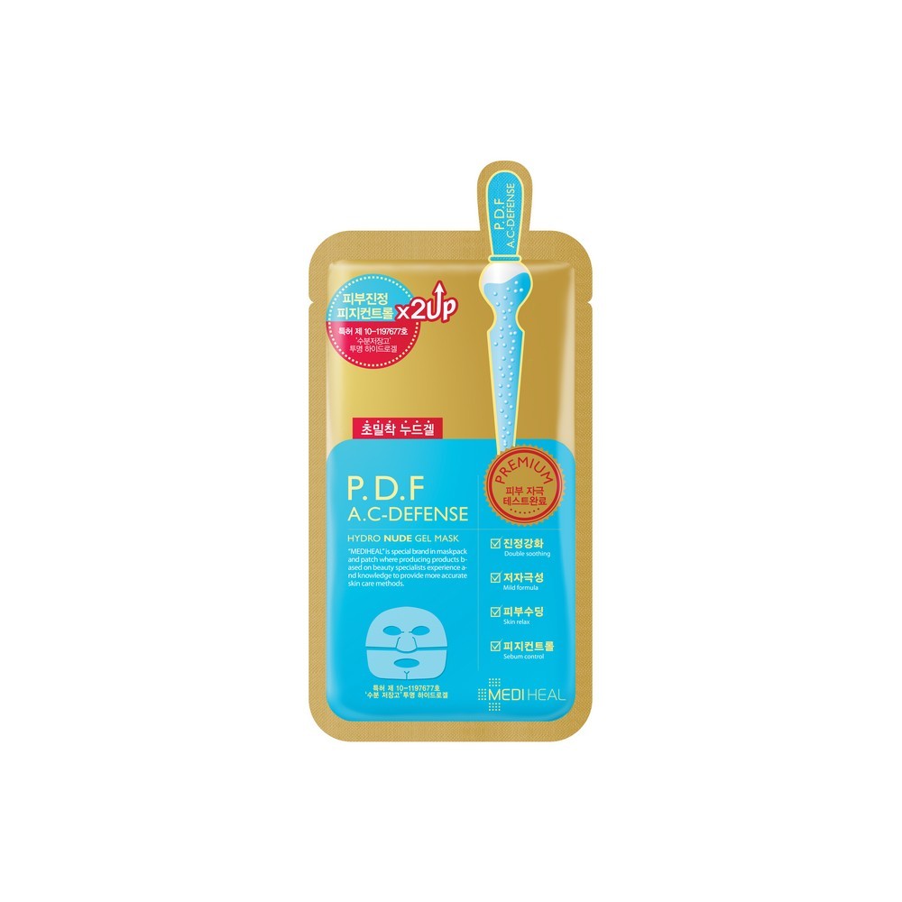 Гидрогелевая маска для чувствительной кожи лица Mediheal P.D.F A.C-Defense Nude Gel Mask 30г
Гидрогелевая маска для чувствительной кожи лица Mediheal P.D.F A.C-Defense Nude Gel Mask 30г