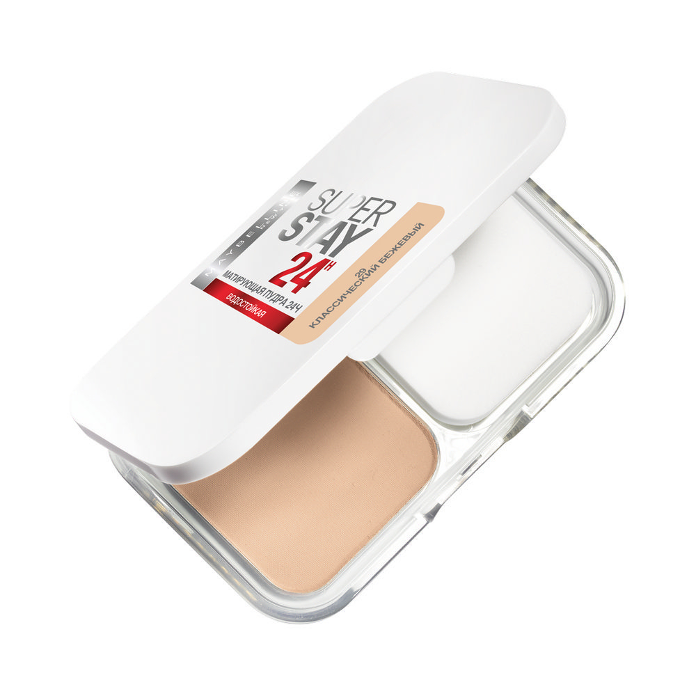Матирующая пудра для лица Maybelline New York SuperStay 24 водостойкая 029 Классический бежевый 9г
Матирующая пудра для лица Maybelline New York SuperStay 24 водостойкая 029 Классический бежевый 9г