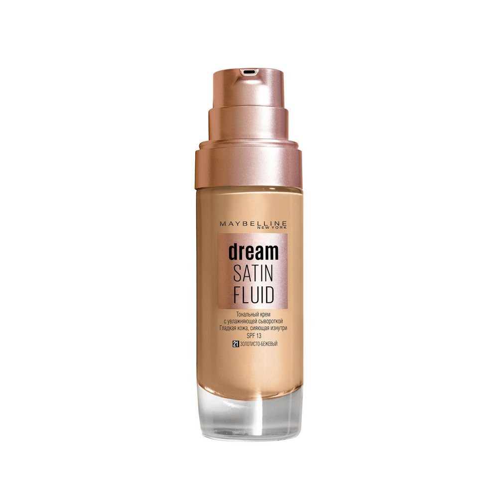 Тональный крем Maybelline New York Dream Satin Fluid для лица 021 Золотисто-бежевый 30мл
Тональный крем Maybelline New York Dream Satin Fluid для лица 021 Золотисто-бежевый 30мл