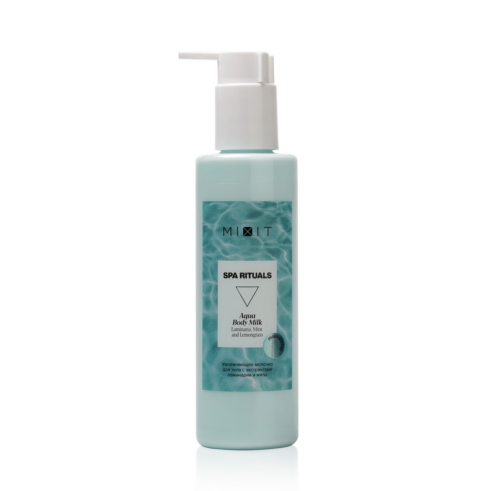 Увлажняющее молочко для тела Mixit Spa Rituals " Aqua " с экстрактом ламинарии и мяты 200мл
Увлажняющее молочко для тела Mixit Spa Rituals " Aqua " с экстрактом ламинарии и мяты 200мл