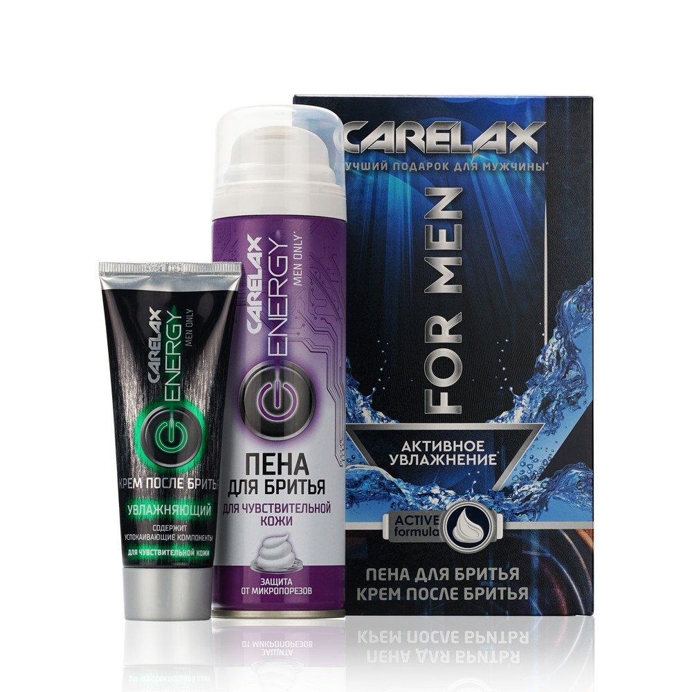 Мужской Подарочный набор Carelax For Men ( пена для бритья Carelax Energy для чувствительной кожи 200мл + крем после бритья Carelax Energy " увлажнение " для чувствительной кожи 75мл )
Мужской Подарочный набор Carelax For Men ( пена для бритья Carelax Energy для чувствительной кожи 200мл + крем после бритья Carelax Energy " увлажнение " для чувствительной кожи 75мл )