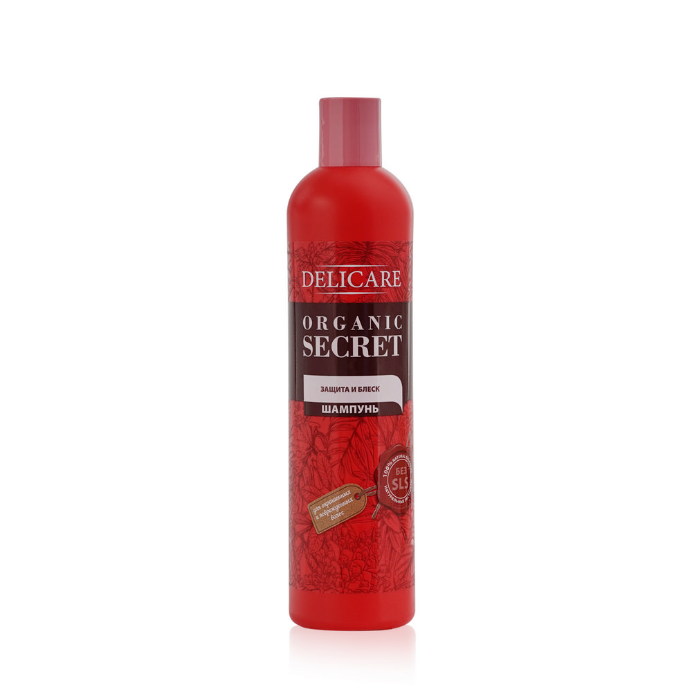 Шампунь для окрашенных и поврежденных волос Delicare Organic Secret " защита и блеск " 400мл
Шампунь для окрашенных и поврежденных волос Delicare Organic Secret " защита и блеск " 400мл