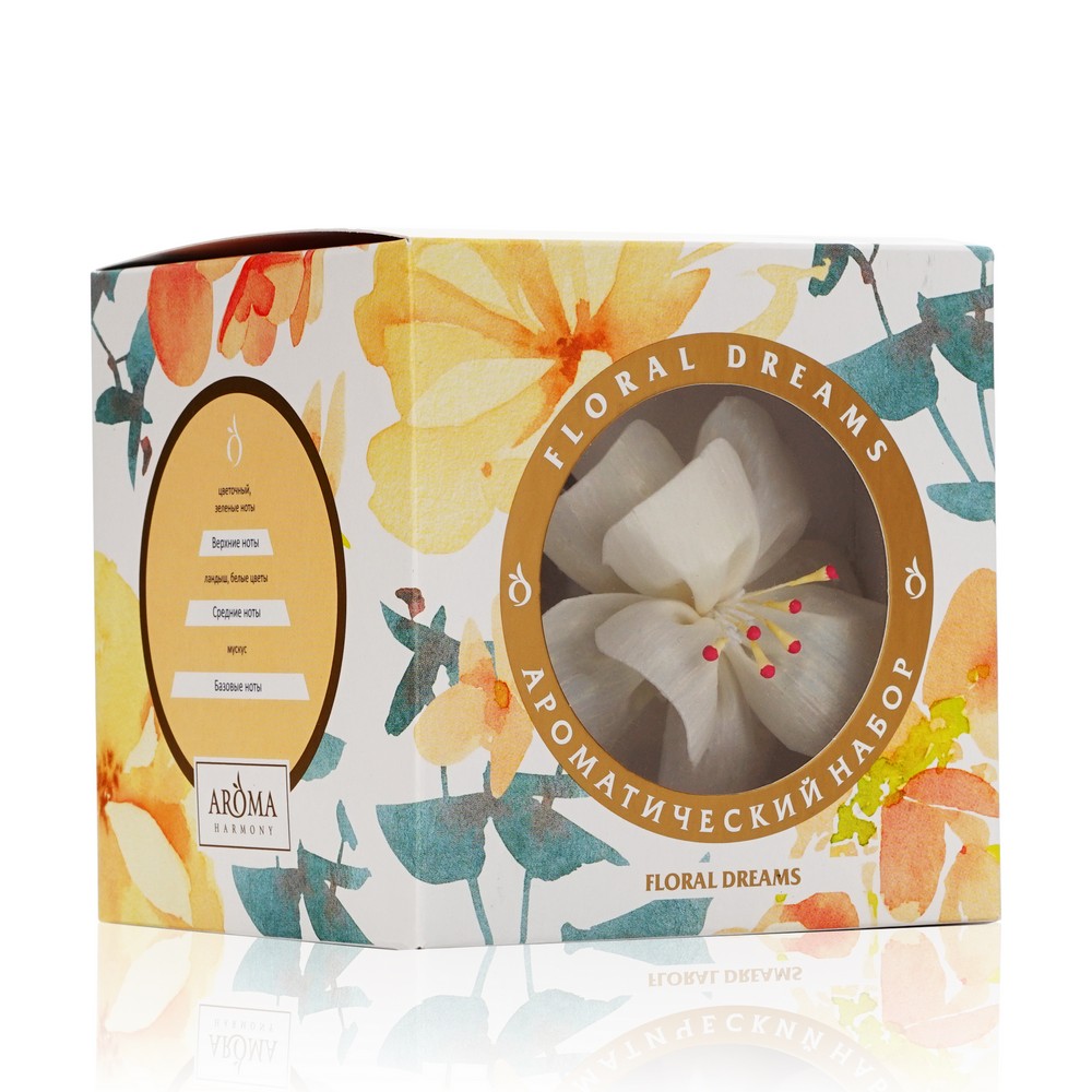 Освежитель воздуха Aroma Harmony с цветком из ротанга " Floral Dreams " 50мл
Освежитель воздуха Aroma Harmony с цветком из ротанга " Floral Dreams " 50мл
