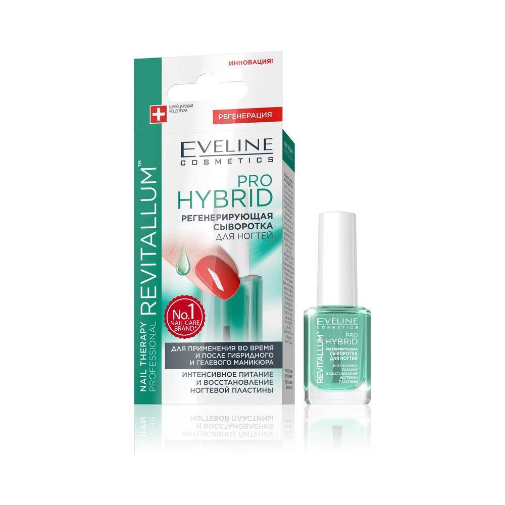 Регенерирующее средство для ногтей Eveline Nail Therapy Professional Pro Hybrid 12мл
Регенерирующее средство для ногтей Eveline Nail Therapy Professional Pro Hybrid 12мл