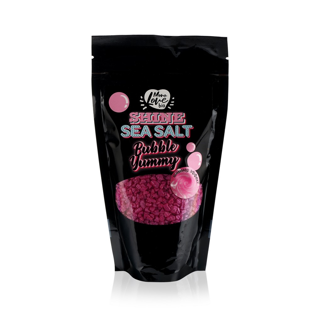 Морская соль - шиммер для ванны MonoLove Bio " Bubble Yummy " с ароматом бабл гам 250г
Морская соль - шиммер для ванны MonoLove Bio " Bubble Yummy " с ароматом бабл гам 250г