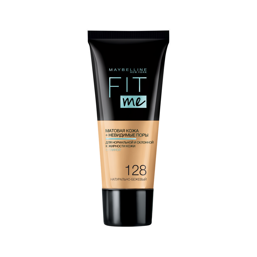 

Тональный крем для лица Maybelline New York Fit me! 128 Натурально-бежевый 30мл