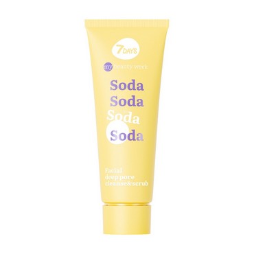 Глубоко очищающий скраб для лица 7 days My Beauty Week " Soda " 80мл