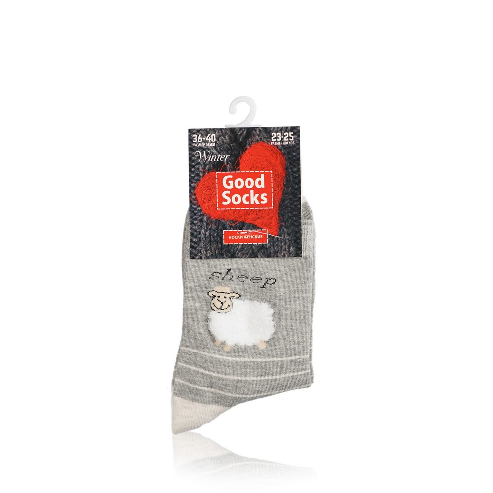 

Женские носки Good Socks AW 19/27, WAT81265-86A " Овечка " махровые