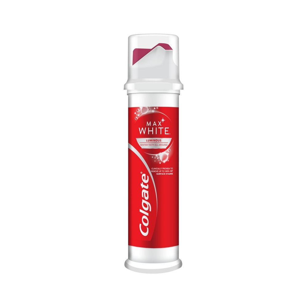 

Отбеливающая зубная паста Colgate Max White Luminous , с дозатором , 100мл