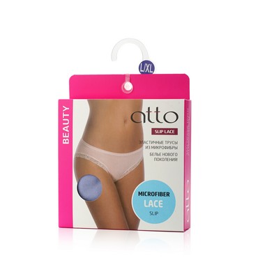Женские трусы Atto Lace slip vita alta Лаванда L/XL