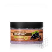 Солевой скраб Delicare Organic Secret для тела " Чёрная смородина " 250мл