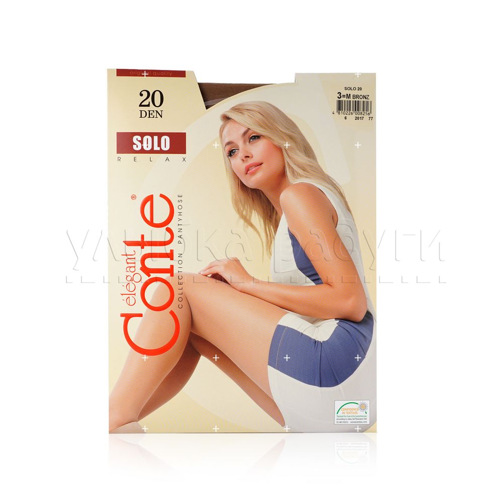 

Женские колготки Conte Solo 20den Bronz 3 размер