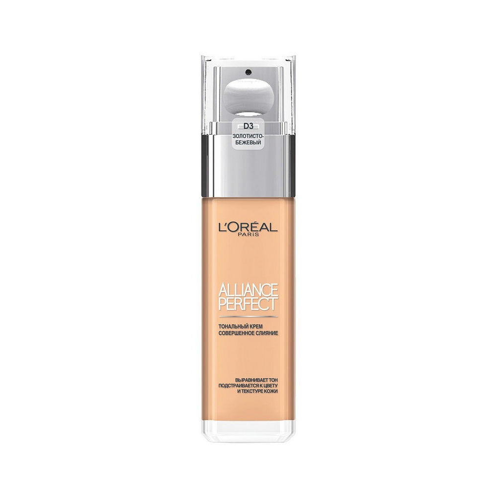 

Тональный крем L`Oreal Paris Alliance Perfect для лица D3 Золотисто-бежевый 30мл