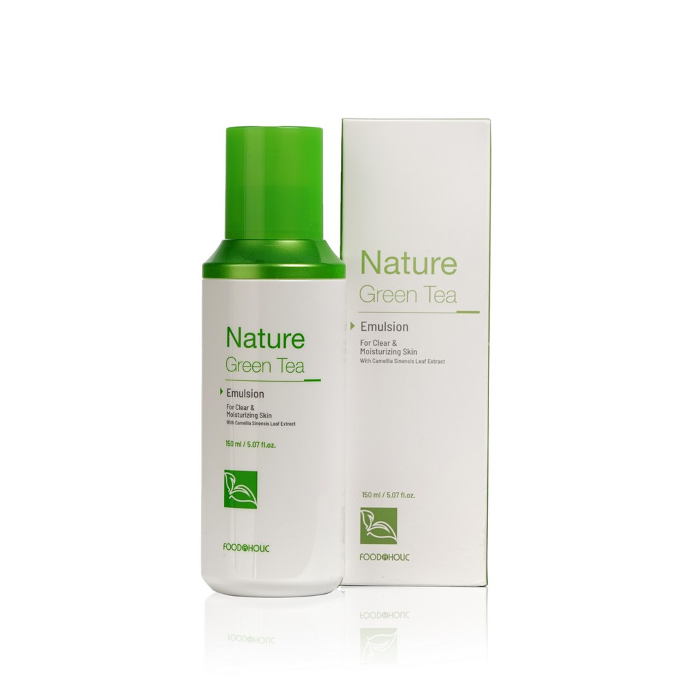 

Успокаивающая эмульсия для лица Food a Holic Nature " Green Tea " с экстрактом зеленого чая 150мл
