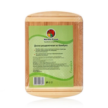 Деревянная доска MARKET FRESH прямоугольная разделочная из бамбука 30*20