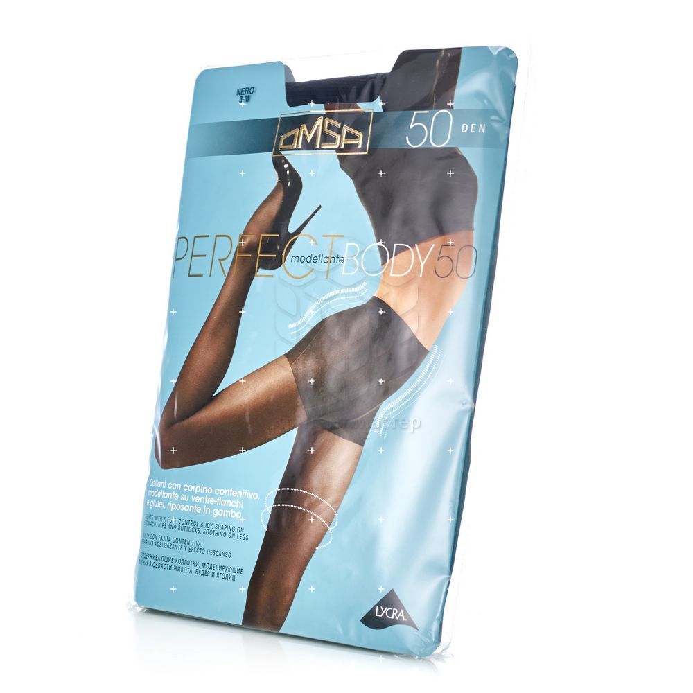 

Женские колготки Omsa Perfect Body 50den Nero 3 размер