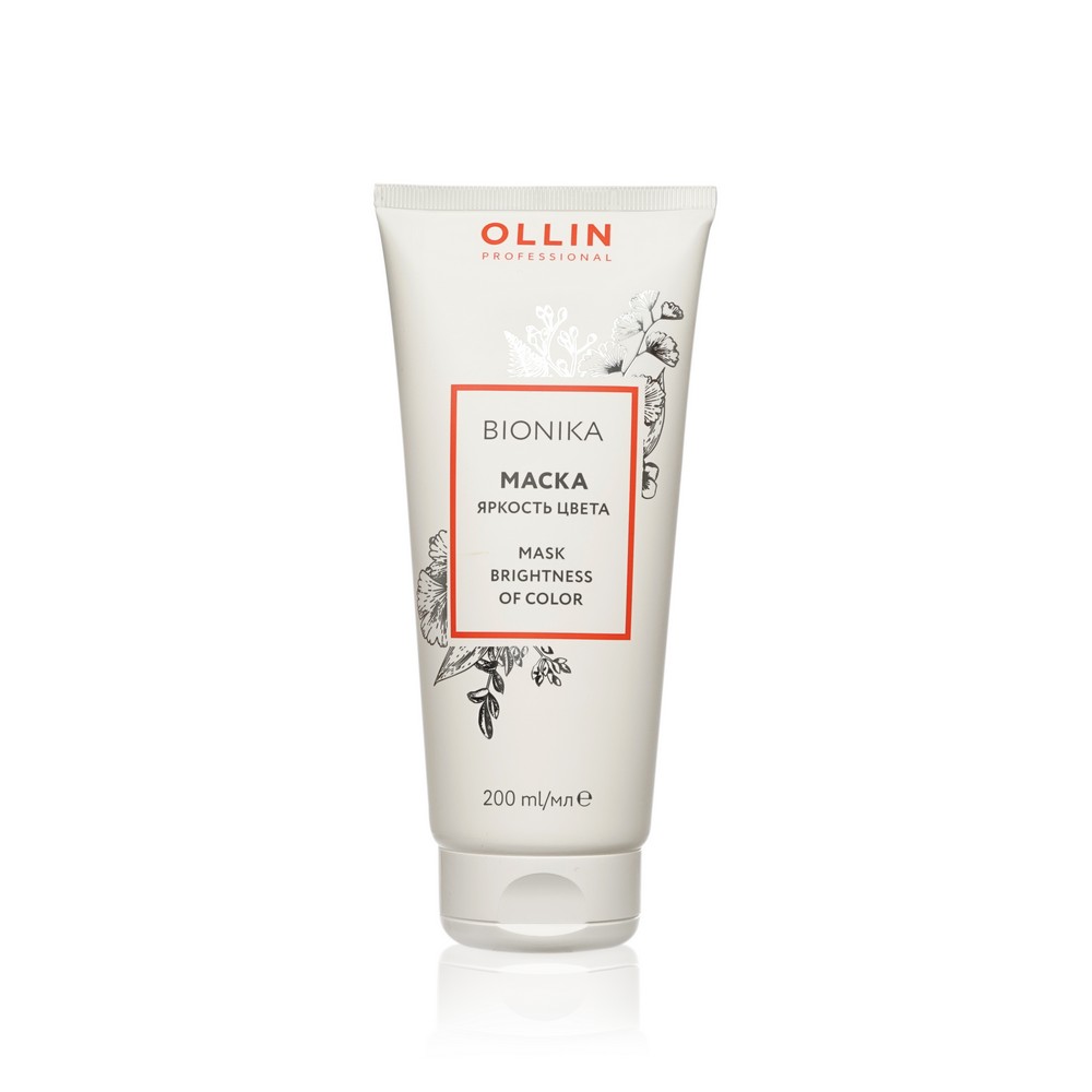 Маска для окрашенных волос Ollin Professional Bionika " Яркость цвета " 200мл