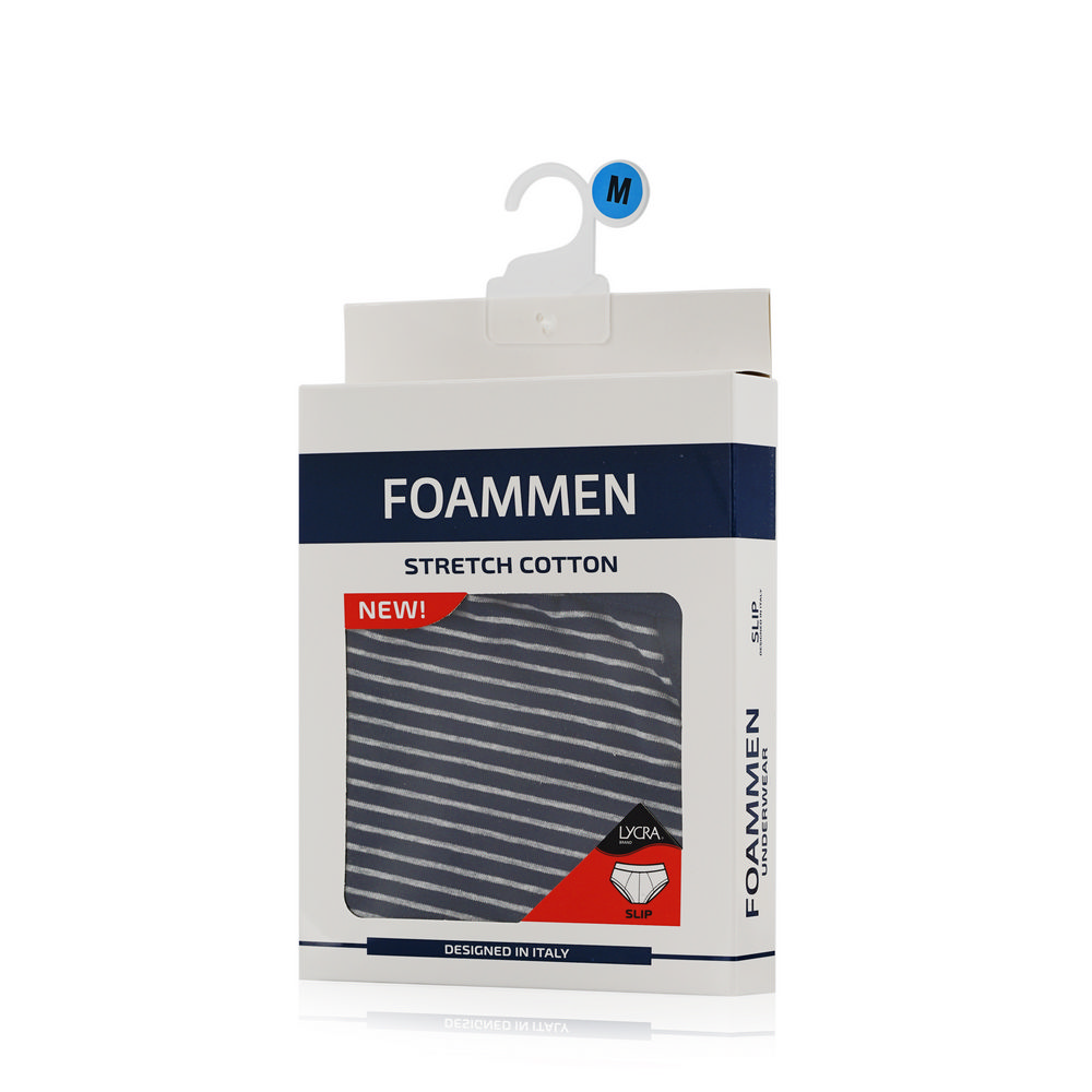 

Мужские трусы - слипы Foammen Fo80504-1 , синие , M