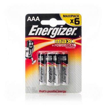 Батарейки Energizer Max Е92 ААA 6шт