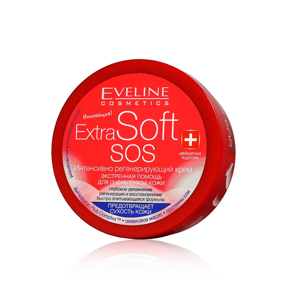 

Крем для тела Eveline EXTRA SOFT SOS интенсивно регенерирующий 200мл