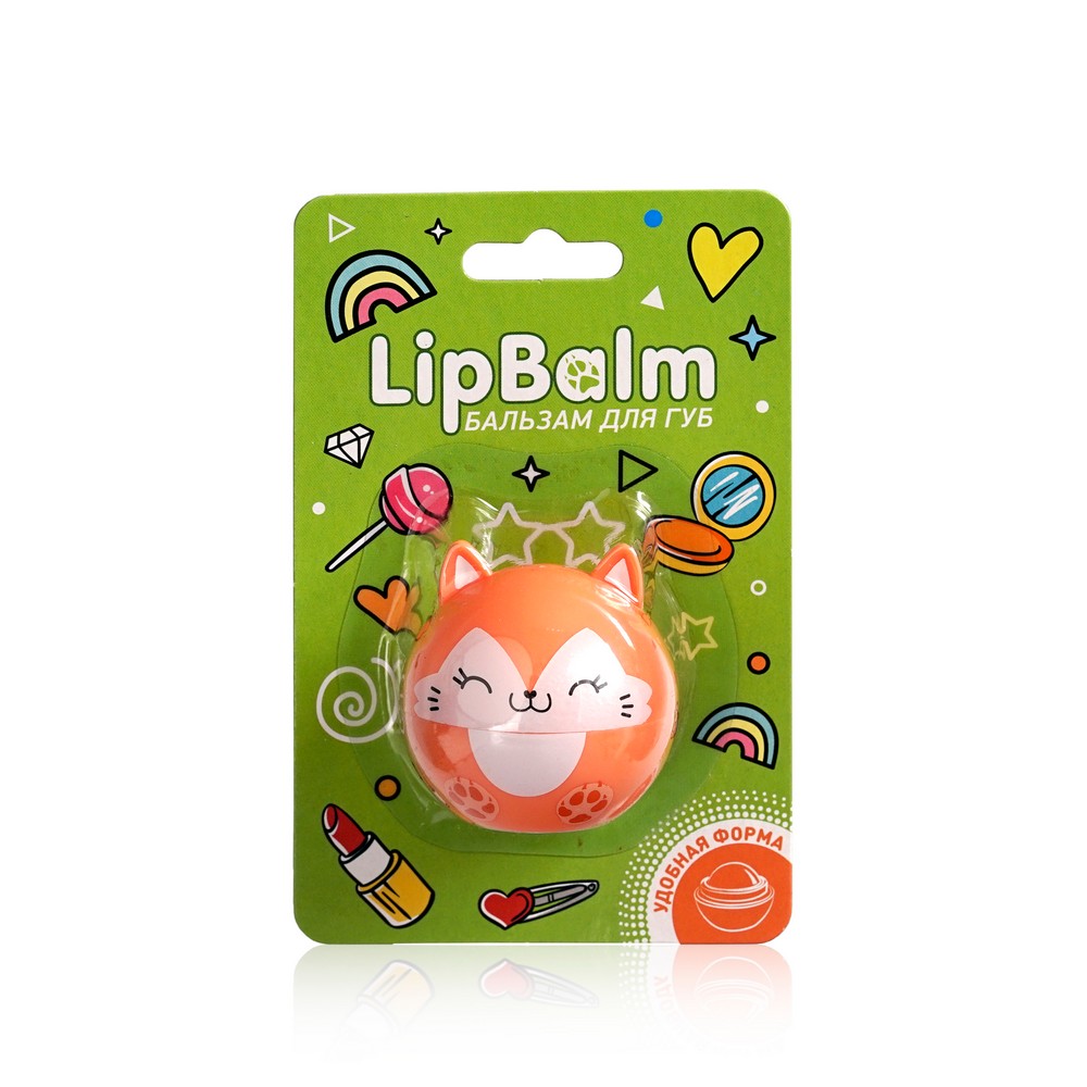 

Бальзам для губ Lip Balm " Лиса " с ароматом апельсина 6,5г