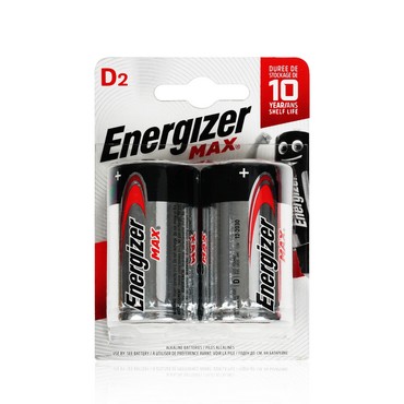Батарейки Energizer Max D 2 LR20/373 BL2 2шт