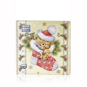 Бумажные салфетки Home collection Classic " Плюшевый мишка " 3х-слойные , 33*33см , 20шт