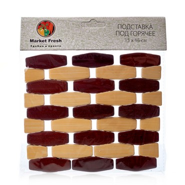 Подставка MARKET FRESH под горячее 15*15см