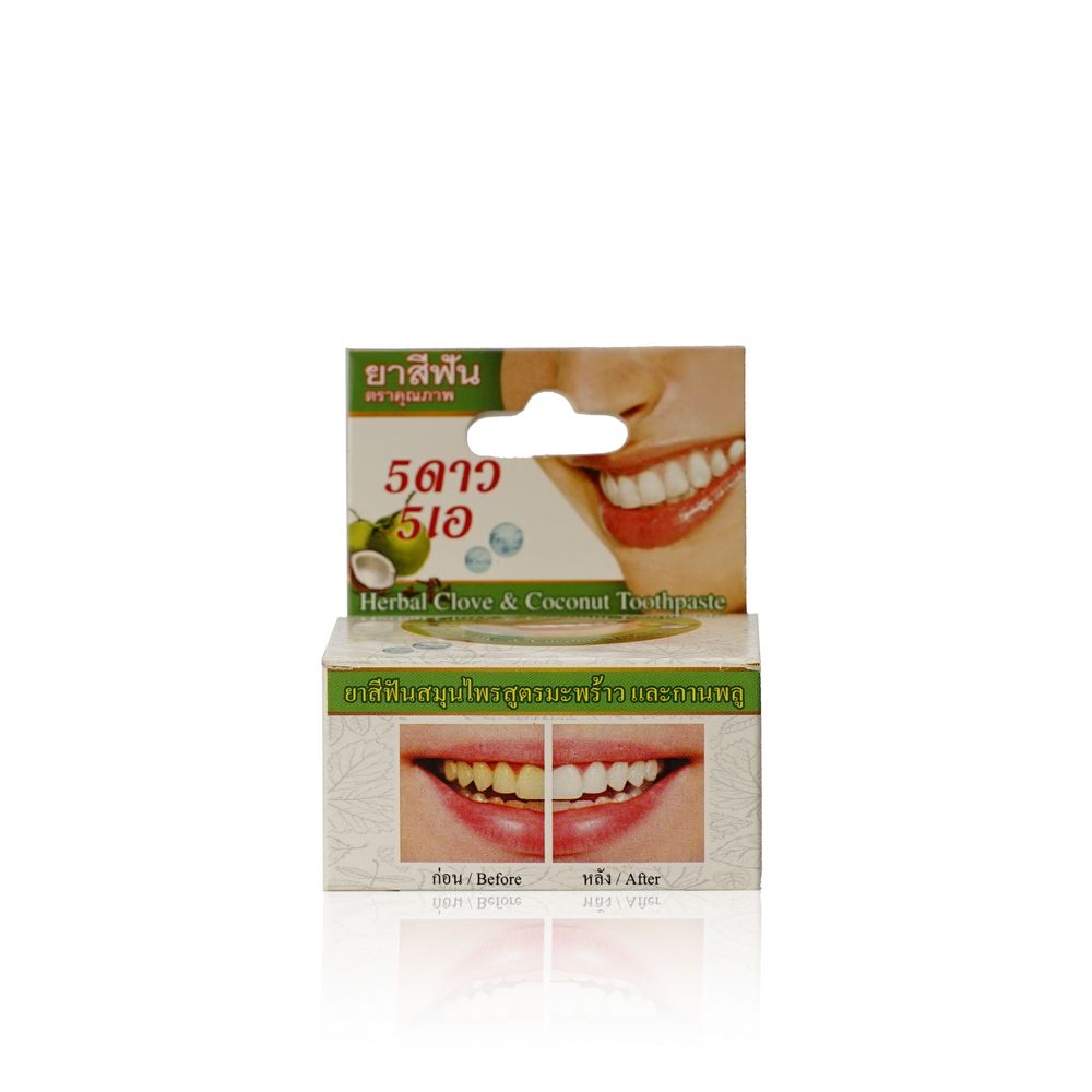 

Отбеливающая зубная паста 5 Star Cosmetic с экстрактом кокоса 25г