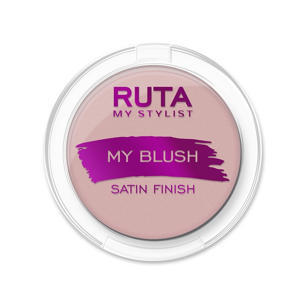 

Компактные румяна для лица Ruta My Blush Розовая пастель 7г