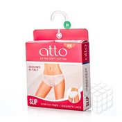 Женские трусы Atto - слипы с кружевом , черные M