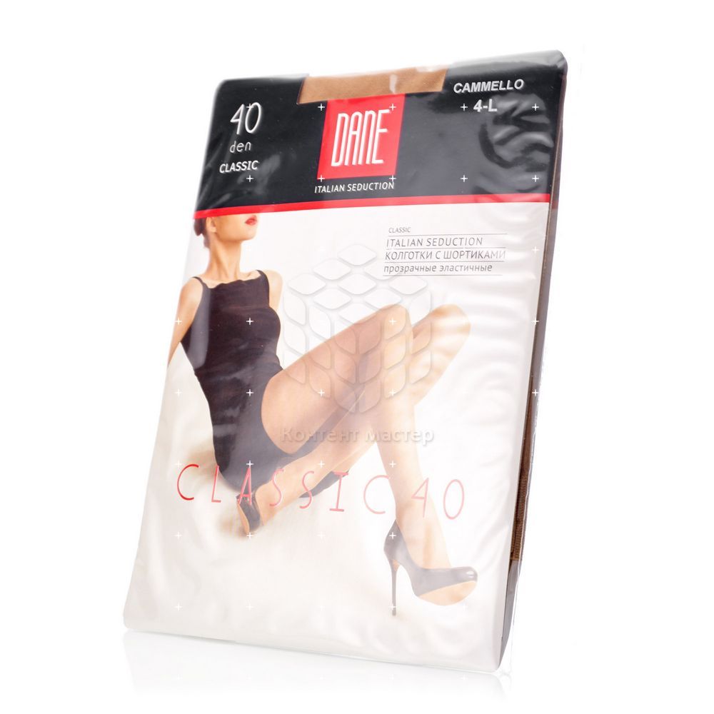 

Женские колготки DANE Classic 40den cammello 4 размер