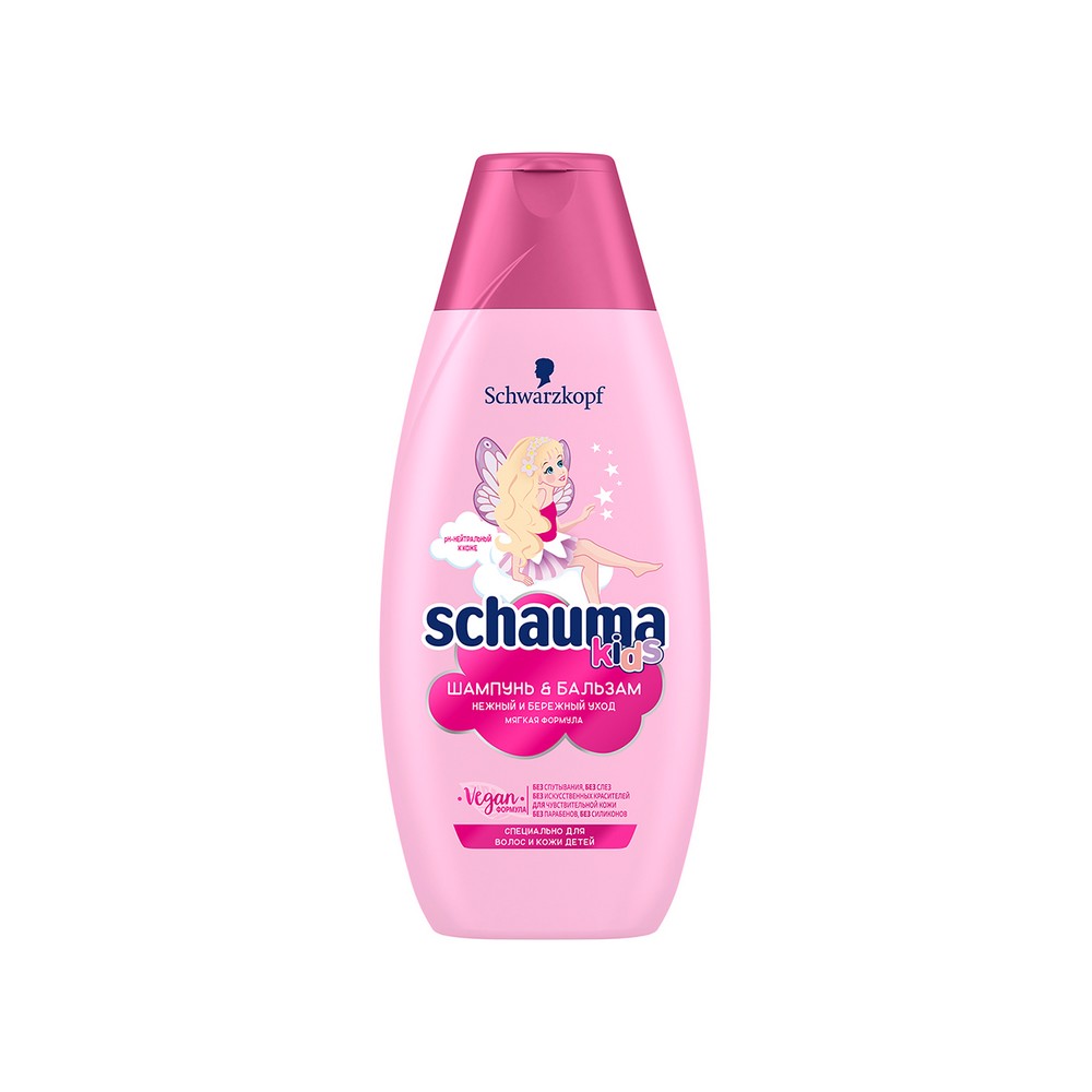 

Шампунь - бальзам для волос Schauma Kids для девочек 380мл