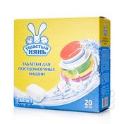 Таблетки Невская Косметика Ушастый нянь для посудомоечных машин All in 1 20шт