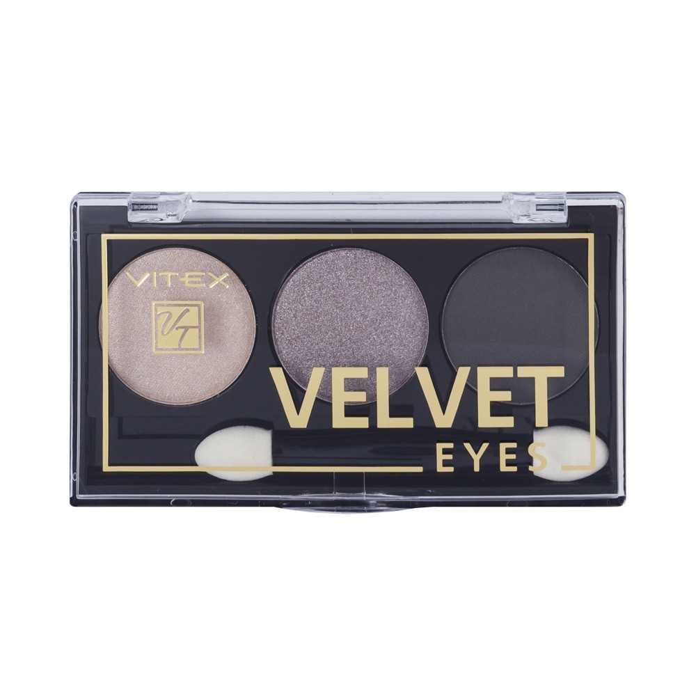 

Тени для век Vitex Velvet Eyes 01 Smoky eyes
