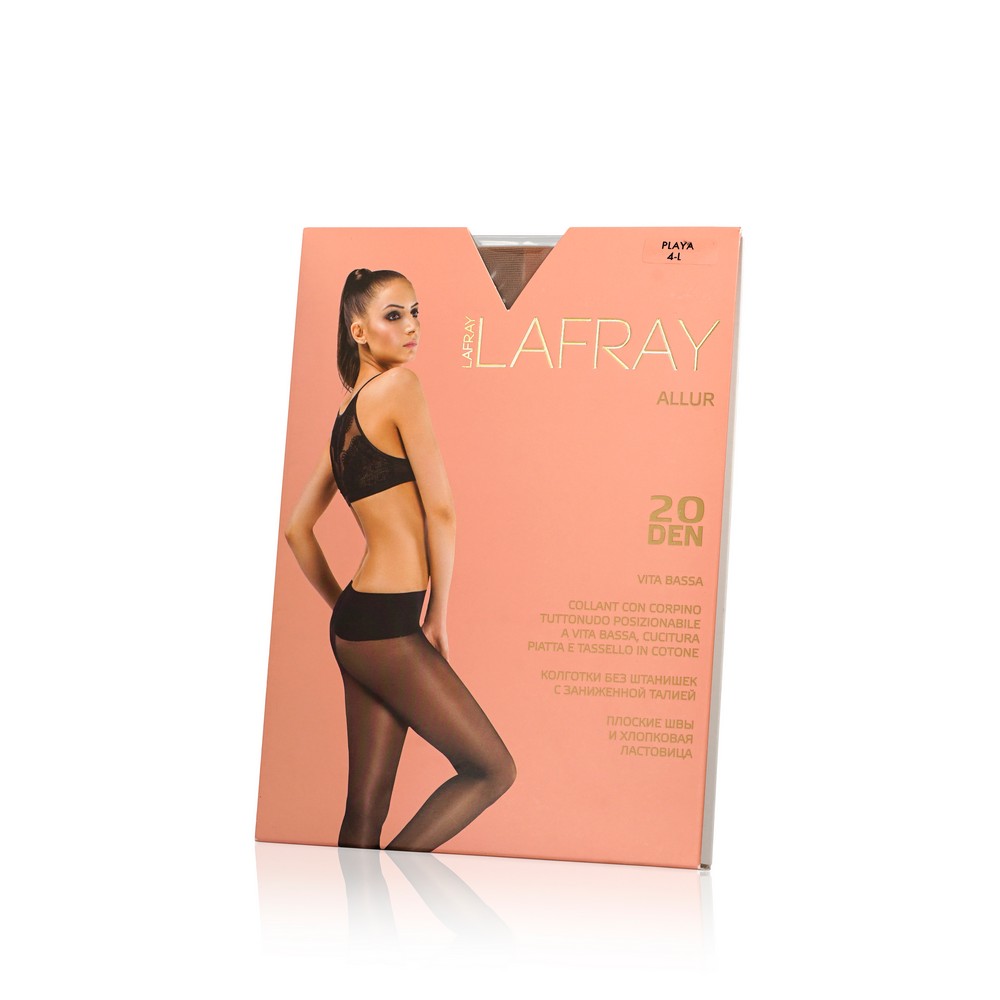 

Женские колготки La Fray Allur с заниженной талией 20den playa 4 размер