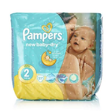 Подгузники Pampers New baby-dry для детей mini 3-6 кг 27шт