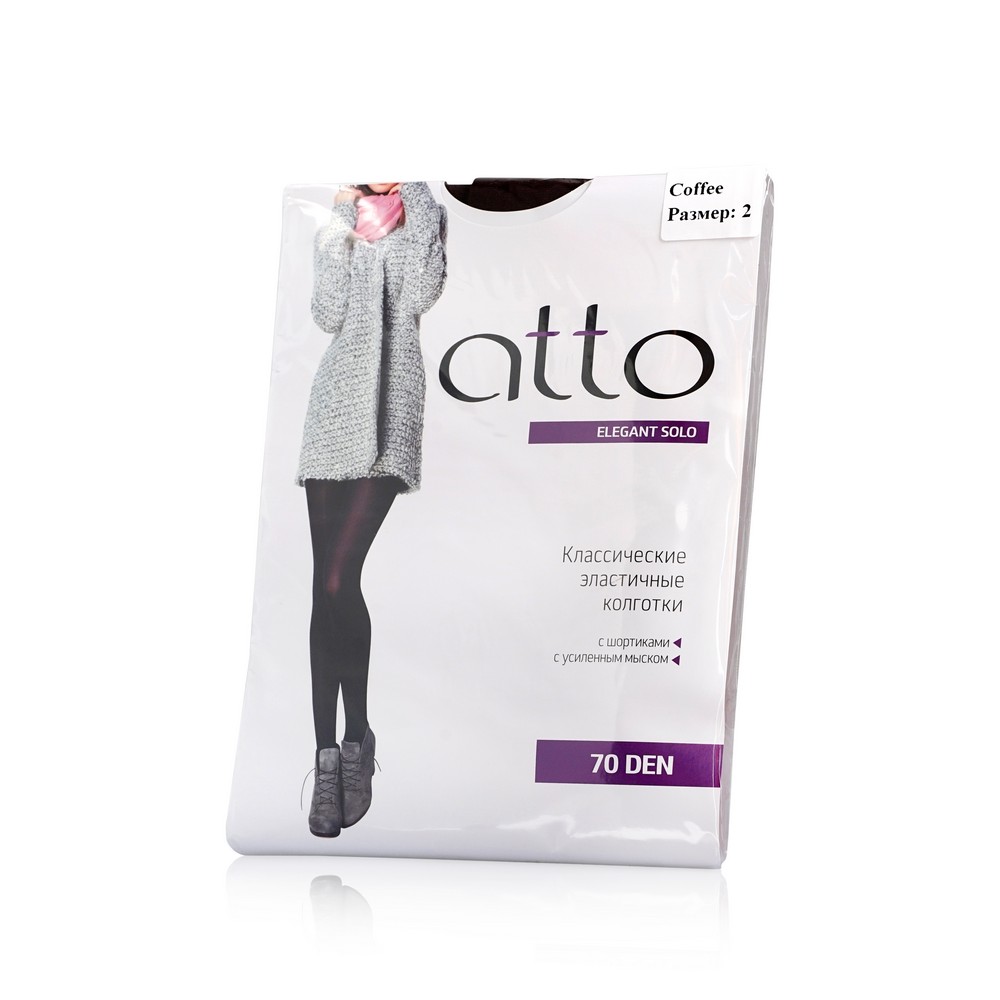 

Женские колготки Atto Solo 70den Кофе 2 размер