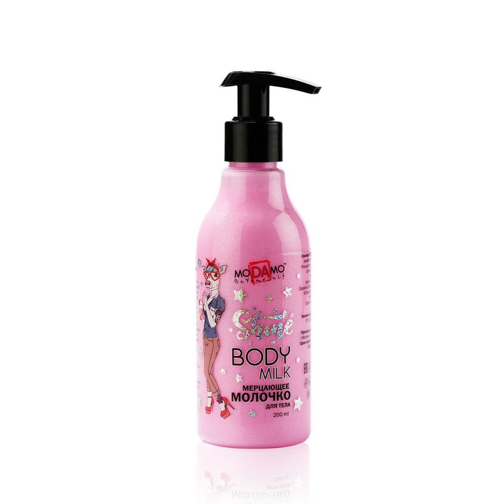 

Мерцающее молочко для тела Modamo Shine body Milk 250мл