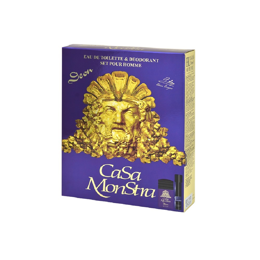 

Мужской Подарочный набор ALAIN Aregon Casa Monstra " Deon " ( туалетная вода 90мл + дезодорант 75мл )